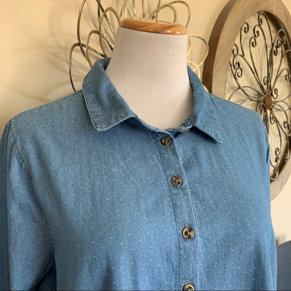 NWT FALLS CREEK Size 2X Denim Dress - Picture 2 of 6